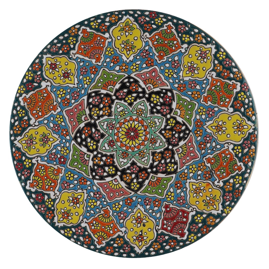 بشقاب میناکاری مدل B30M9