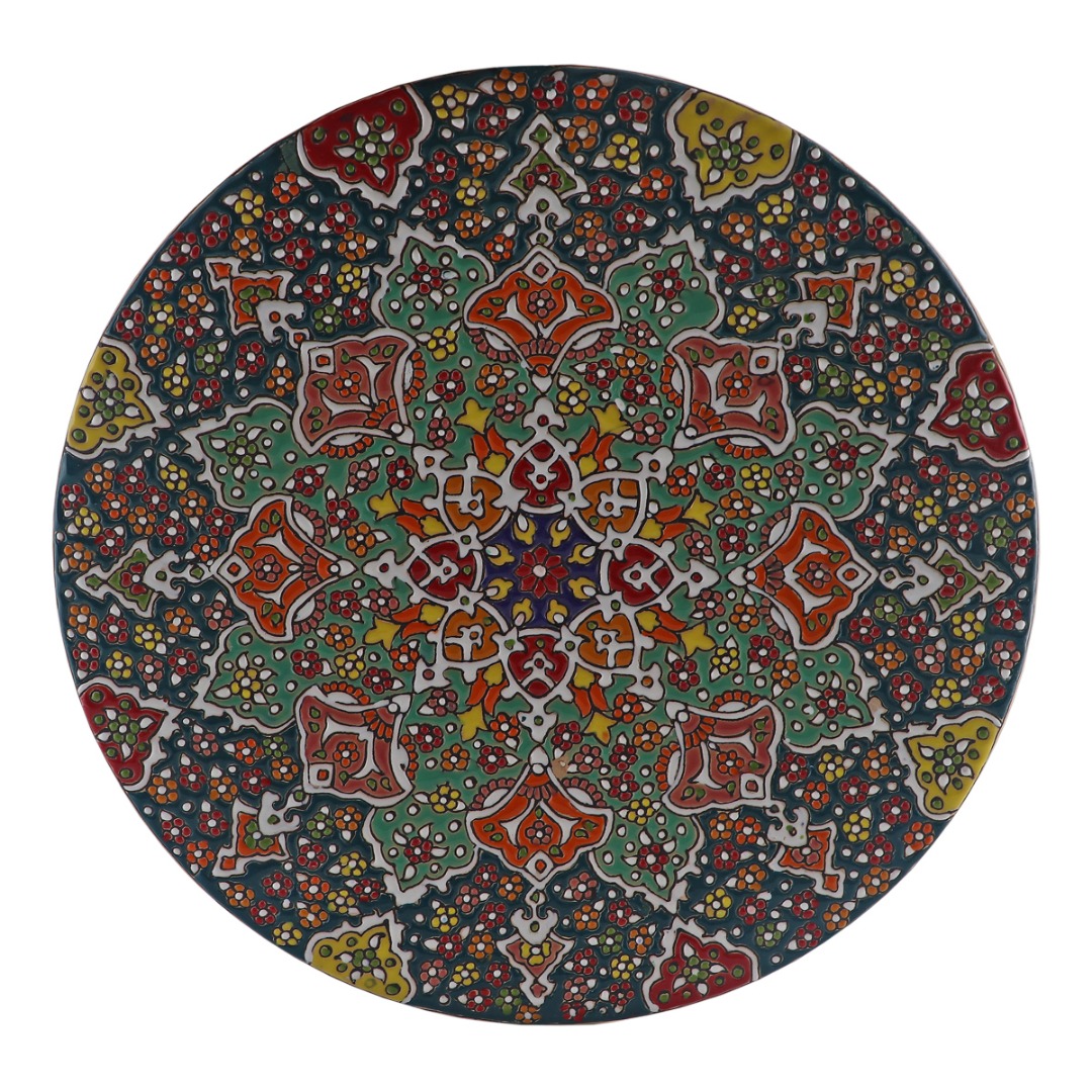 بشقاب میناکاری مدل B30M7