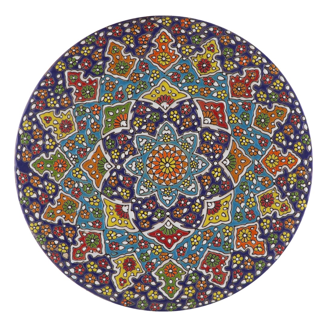 بشقاب میناکاری مدل B30M3
