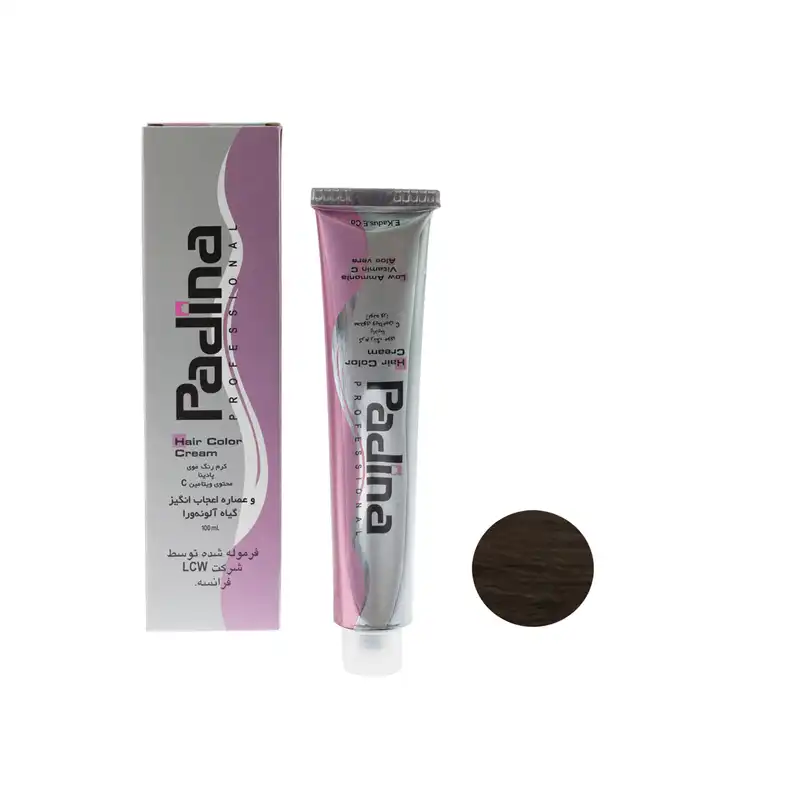 رنگ مو پادینا شماره C6-7-1 حجم 100 میلی لیتر رنگ بلوند دودی متوسط