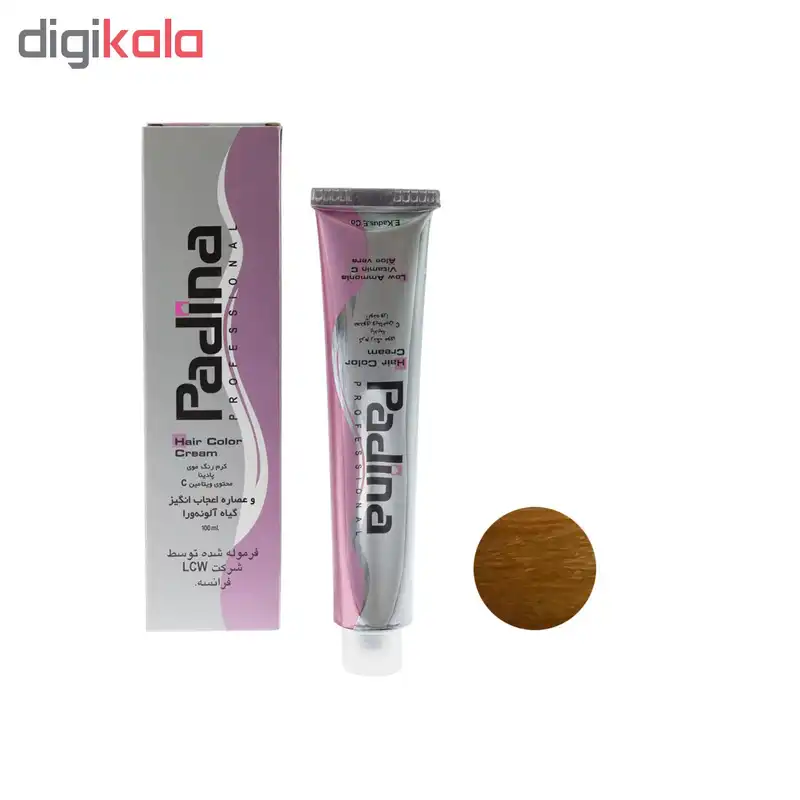 رنگ مو پادینا شماره 341-8 حجم 100 میلی لیتر رنگ عسلی سرد