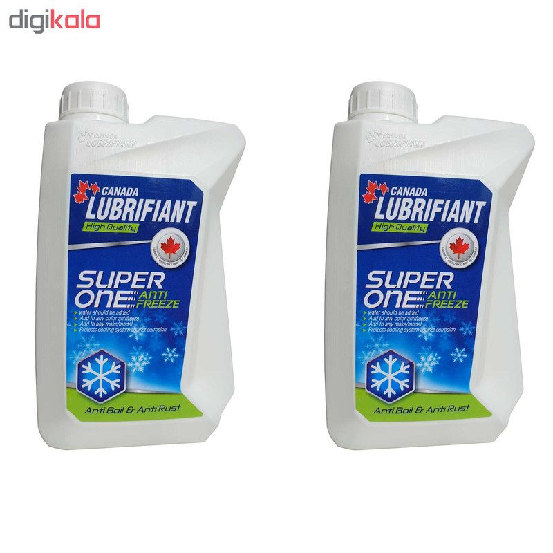 ضد یخ خودرو کانادا لوبریفنت مدل Super ONE حجم 1000 میلی لیتر بسته 2 عددی