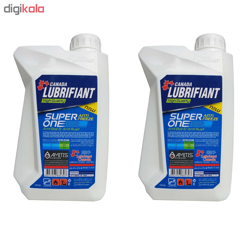 ضد یخ خودرو کانادا لوبریفنت مدل Super ONE حجم 1000 میلی لیتر بسته 2 عددی
