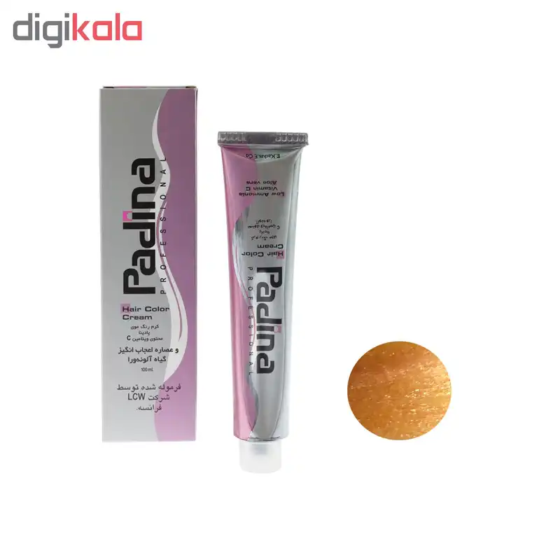 رنگ مو پادینا شماره PN.3 حجم 100 میلی لیتر رنگ طلایی درباری