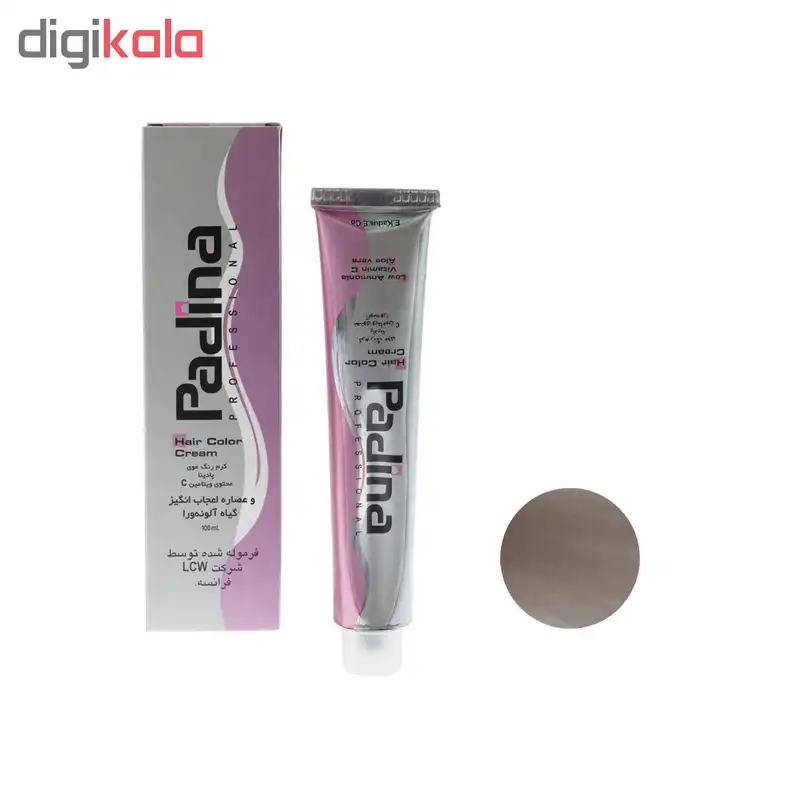 رنگ مو پادینا شماره 01-90 حجم 100 میلی لیتر رنگ نقره ای