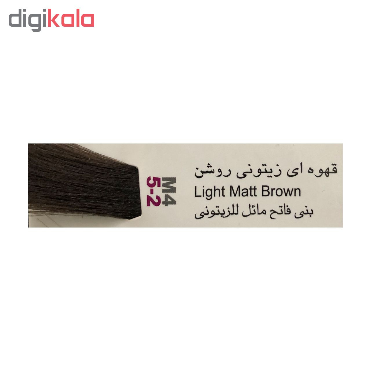 رنگ مو پادینا شماره M4-5-2 حجم 100 میلی لیتر رنگ قهوه ای زیتونی روشن