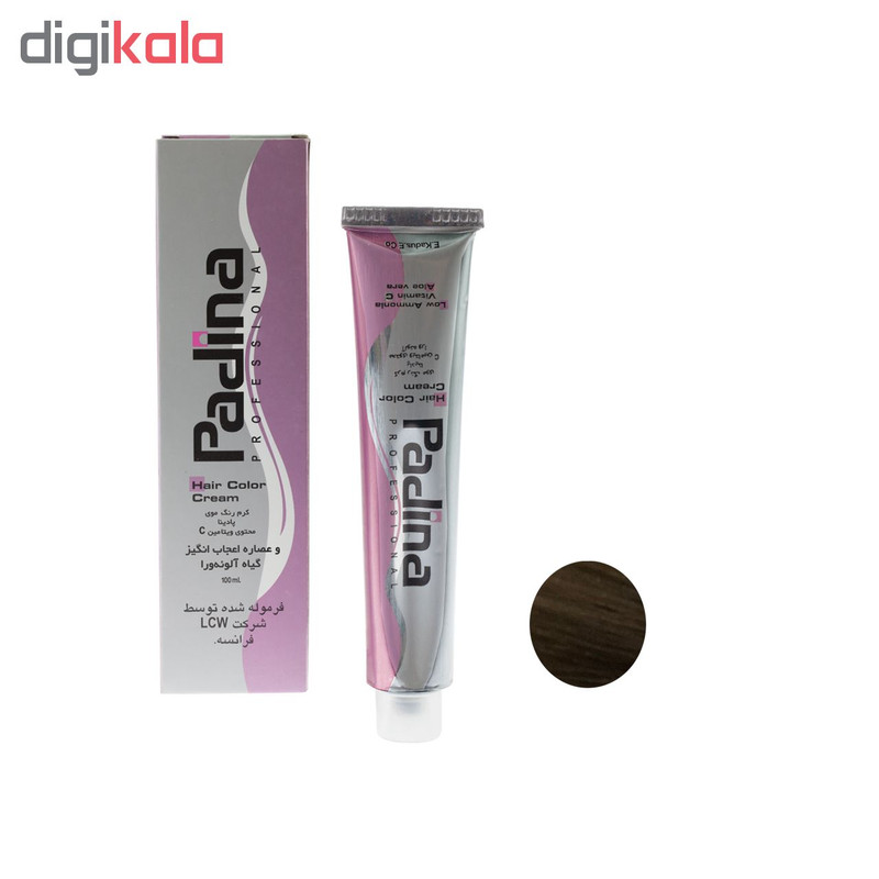 رنگ مو پادینا شماره M6-7-2 حجم 100 میلی لیتر رنگ بلوند زیتونی متوسط