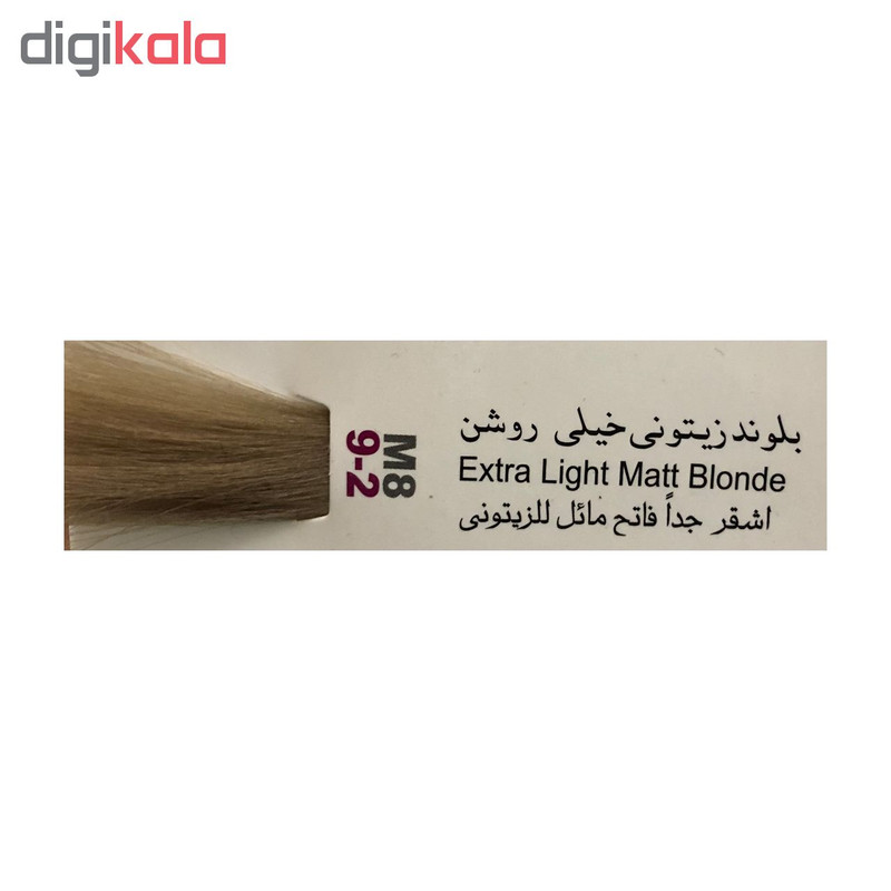 رنگ مو پادینا شماره M8-9-2 حجم 100 میلی لیتر رنگ بلوند زیتونی خیلی روشن رنگ مو پادینا شماره M8-9-2 حجم 100 میلی لیتر رنگ بلوند زیتونی خیلی روشن