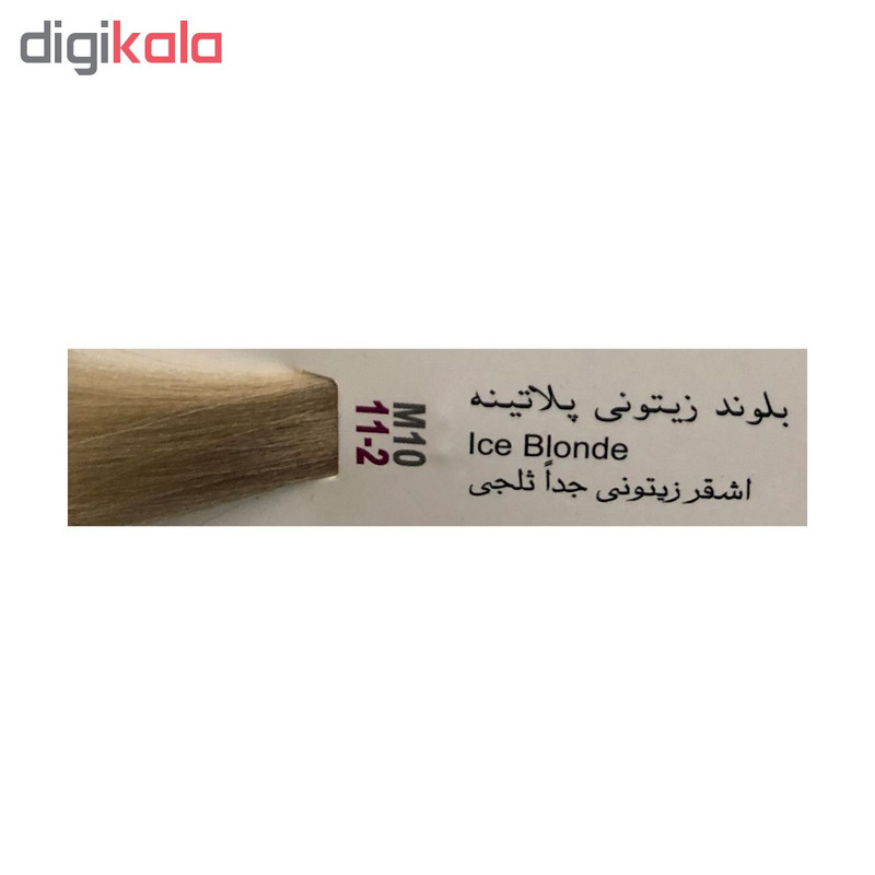 رنگ مو پادینا شماره M10-11-2 حجم 100 میلی لیتر رنگ بلوند زیتونی پلاتینه رنگ مو پادینا شماره M10-11-2 حجم 100 میلی لیتر رنگ بلوند زیتونی پلاتینه