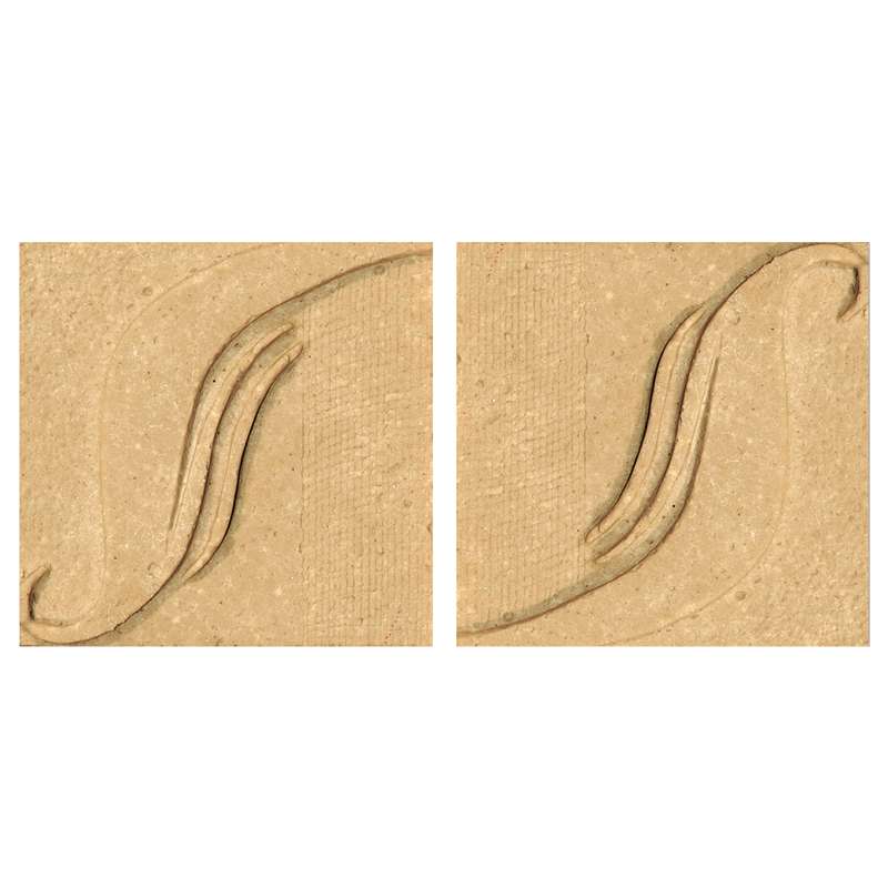 دیوارپوش تندیس و پیکره شهریار مدل آمای کد W1010-07 بسته 2 عددی