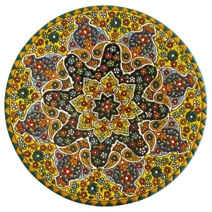 بشقاب میناکاری مدل Plt-C-Y50-25