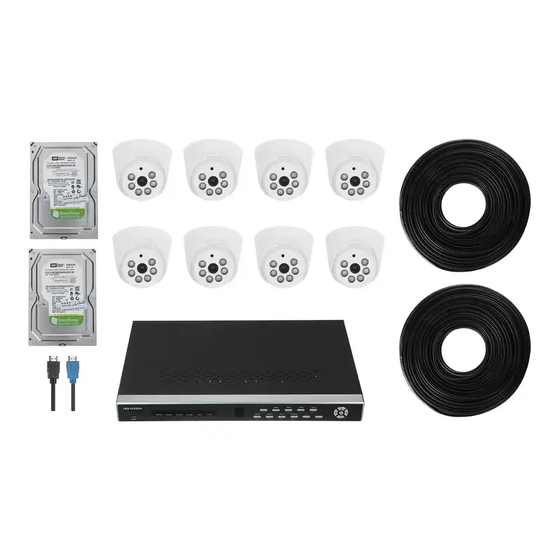 سیستم امنیتی مدار بسته آنالوگ هایک ویژن مدل DS-7208HWI-SH- 8DOM