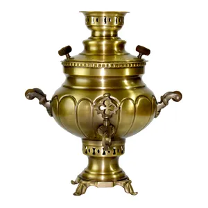  سماور زغالی کد 1000033 ظرفیت 6 لیتر
