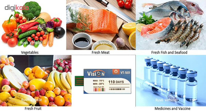 دیتالاگر دما یکبار مصرف ویژن مدل VT-501