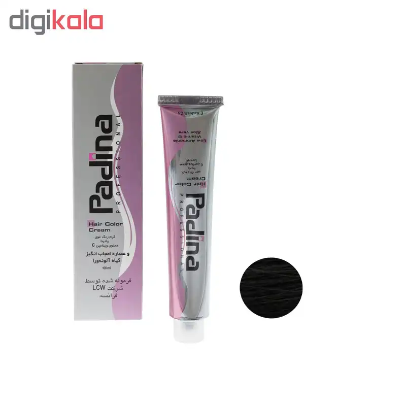 رنگ مو پادینا شماره N2-3-0 حجم 100 میلی لیتر رنگ قهوه ای تیره