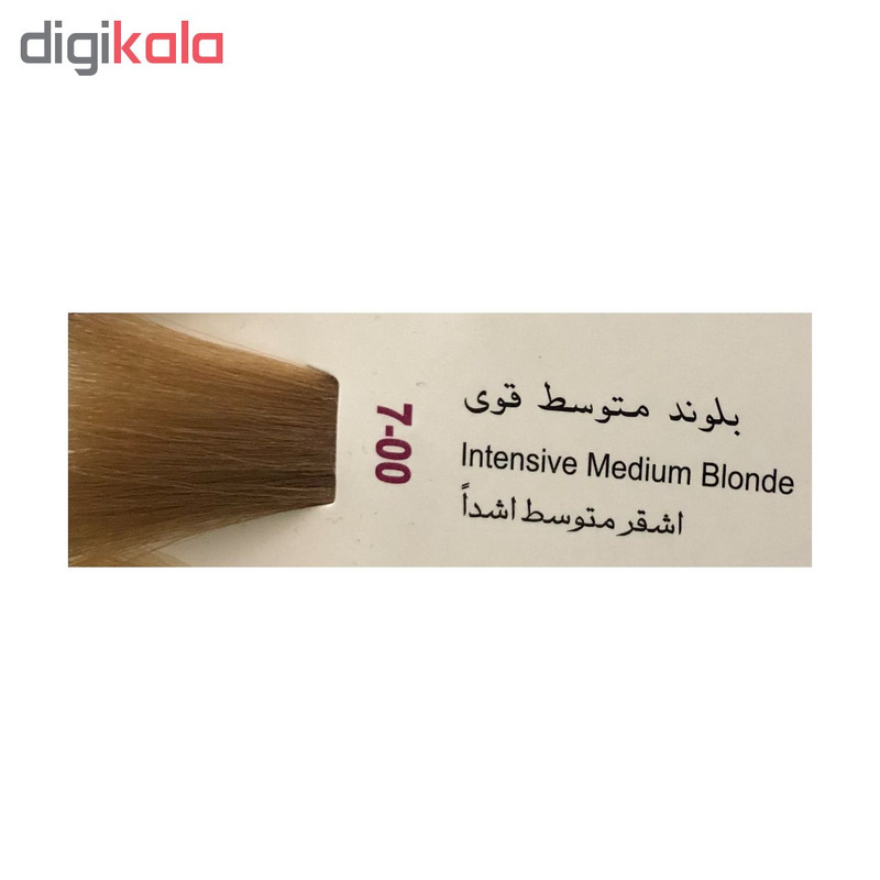 رنگ مو پادینا شماره 00-7 حجم 100 میلی لیتر رنگ بلوند متوسط