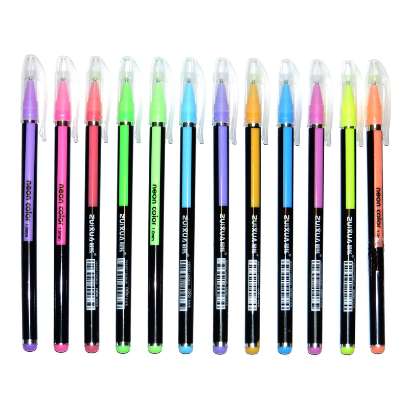 خودکار ژویخوآ مدل neon color بسته 12 عددی