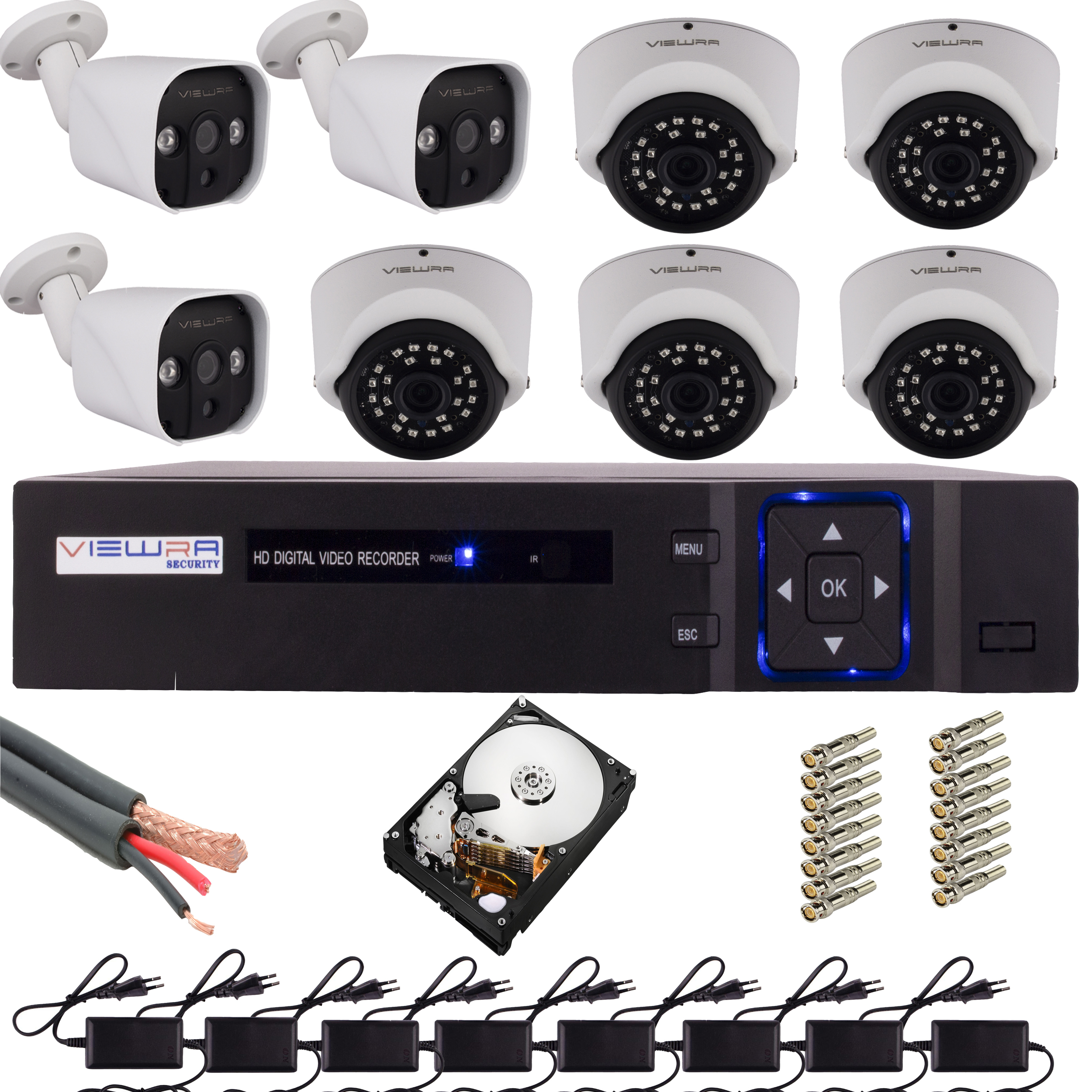 سیستم امنیتی ویورا مدل VS-5D-3B-5008-HDD