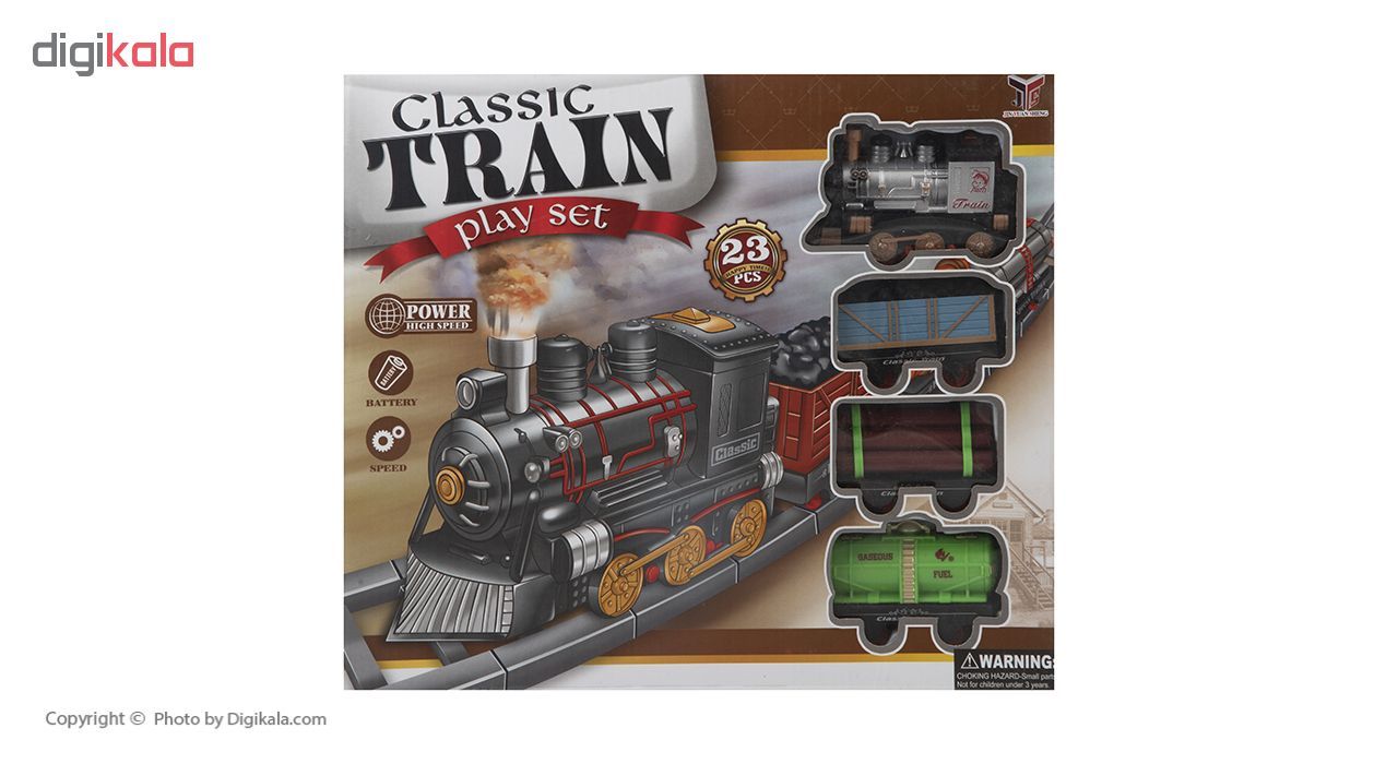 قطار اسباب بازی مدل کلاسیک کد 02