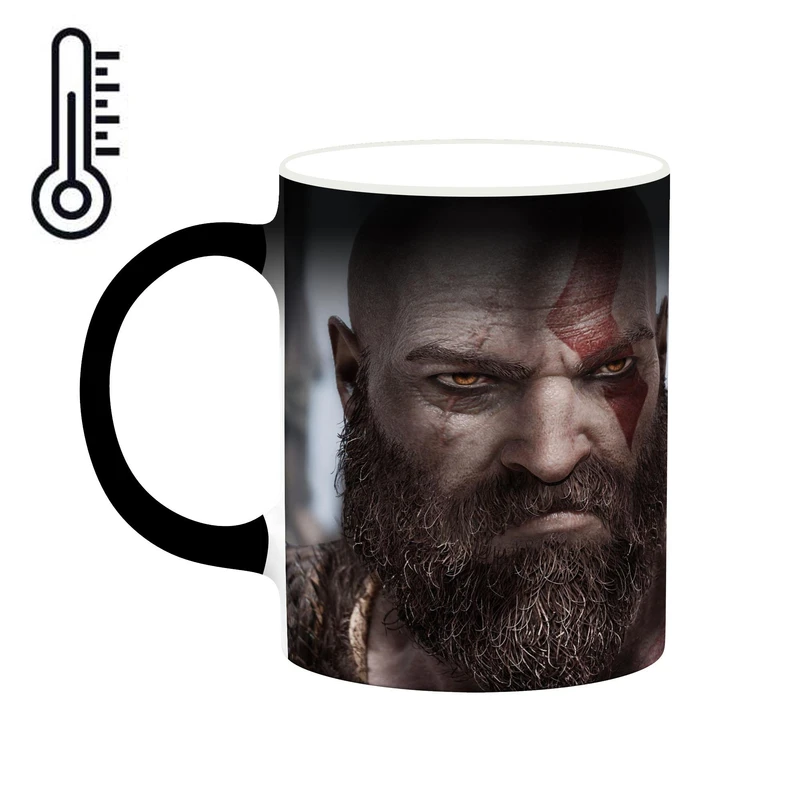 ماگ حرارتی کاکتی طرح گاد آف وار God Of War مدل mgh40472