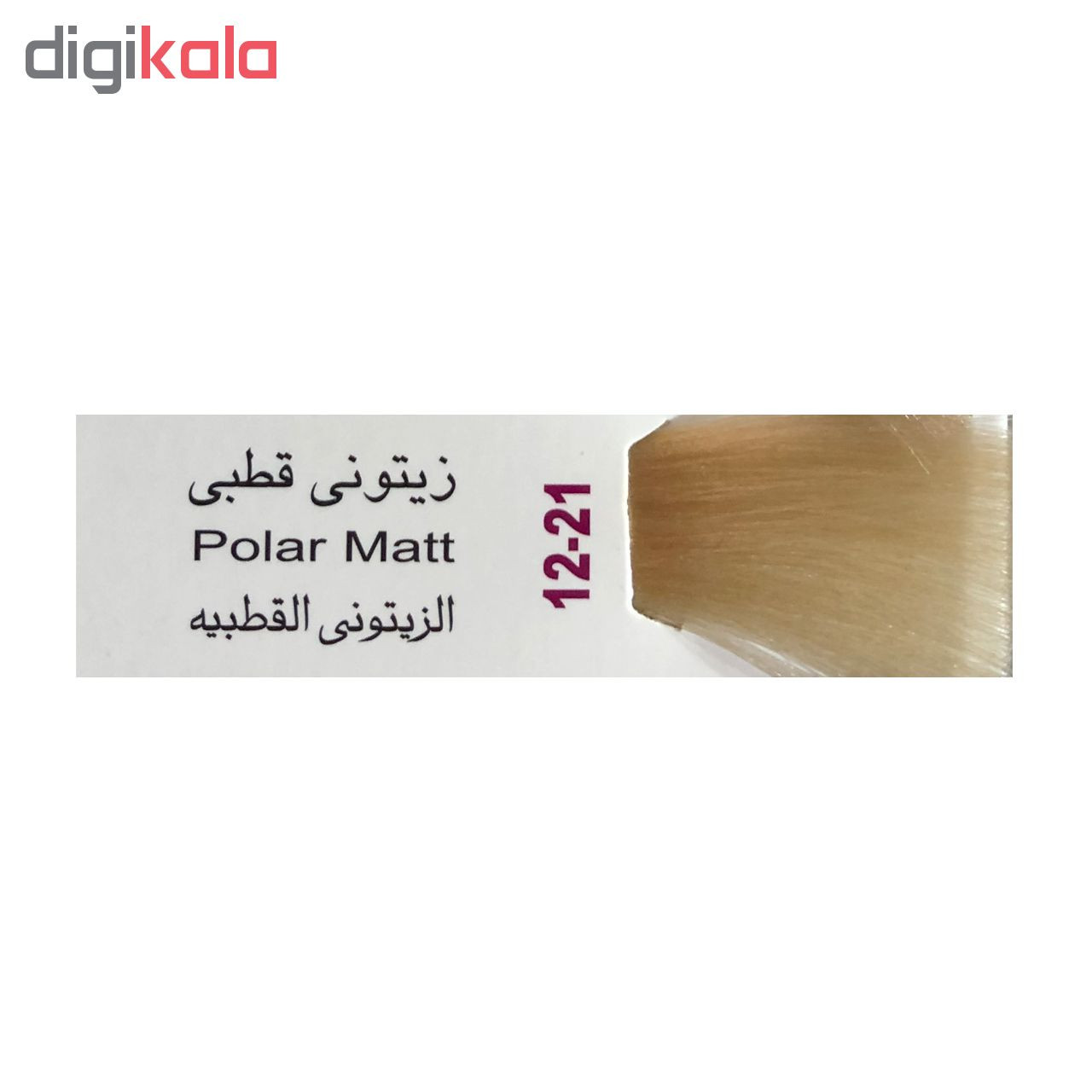 رنگ مو پادینا شماره 21-12 حجم 100 میلی لیتر رنگ زیتونی قطبی