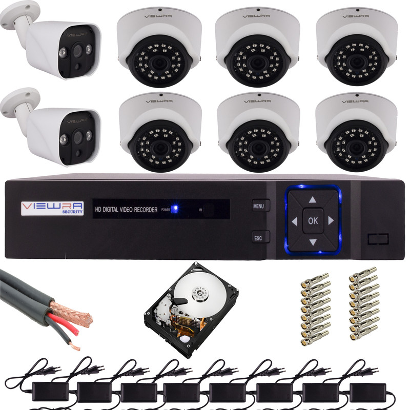 سیستم امنیتی ویورا مدل VS-6D-2B-5008-HDD