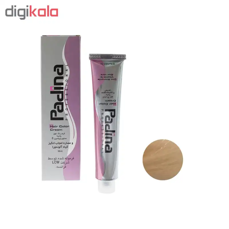 رنگ مو پادینا شماره 0-12 حجم 100 میلی لیتر رنگ سوپر پلاتین بلوند