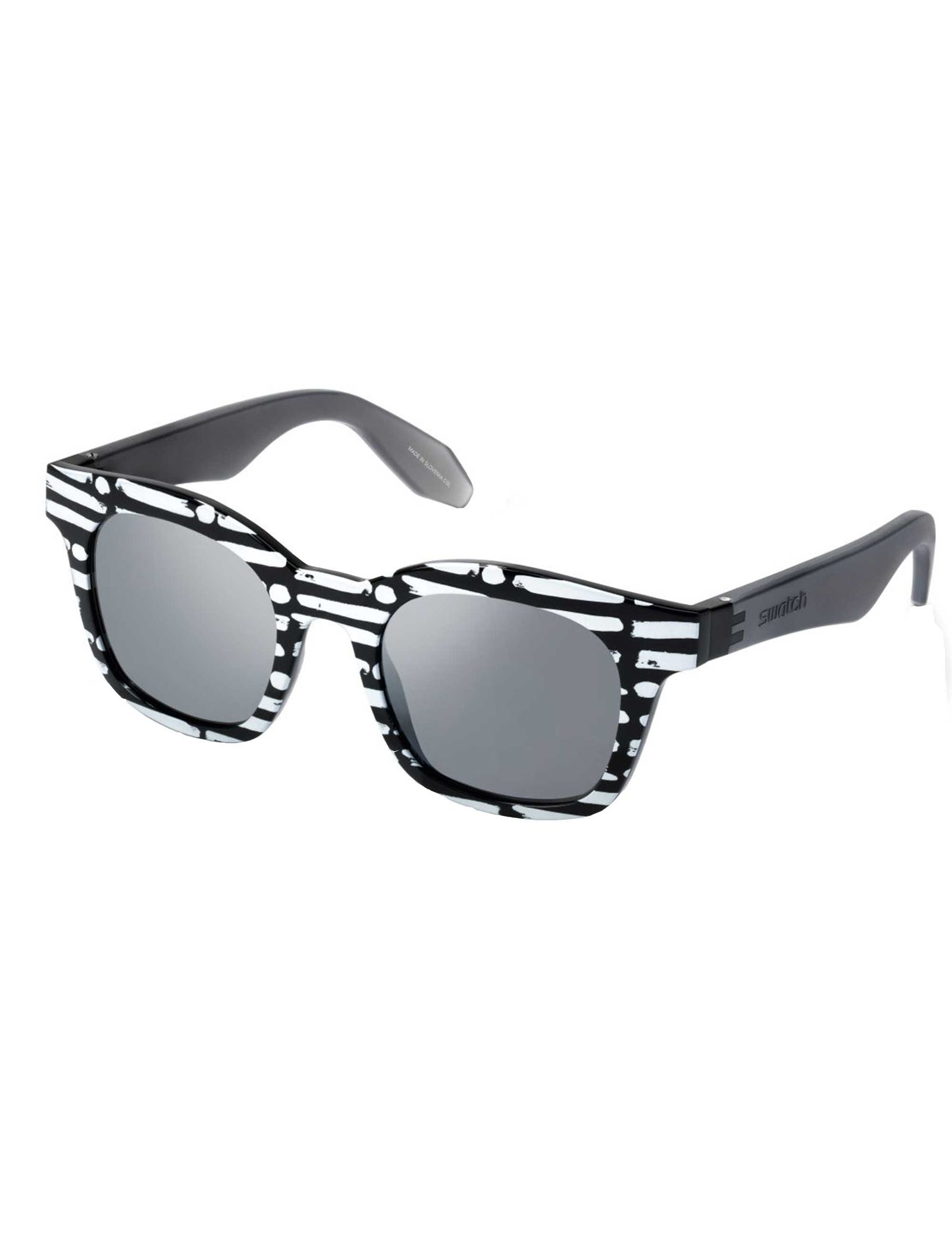 عینک آفتابی سواچ مدل SES02SPB015 - سفید مشکی - 3