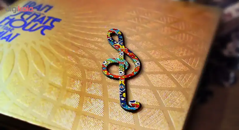 نشانگر کتاب لوکسینو مدل نت موسیقی کد FP_1 بسته 2 عددی