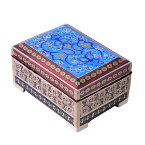 جعبه جواهرات خاتم کاری کد 106