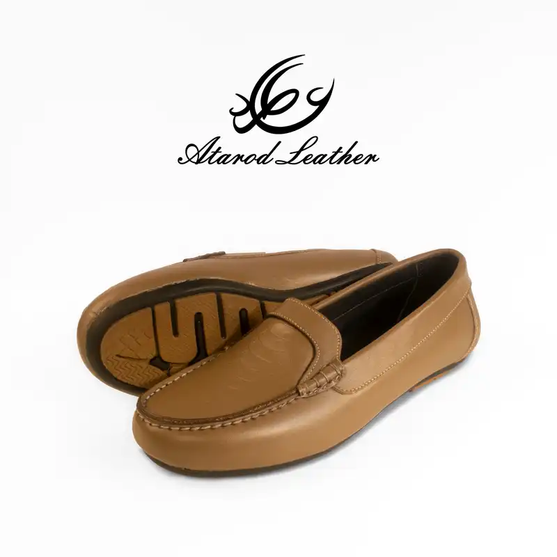 کفش کالج زنانه چرم عطارد مدل چرم طبیعی کد SH66