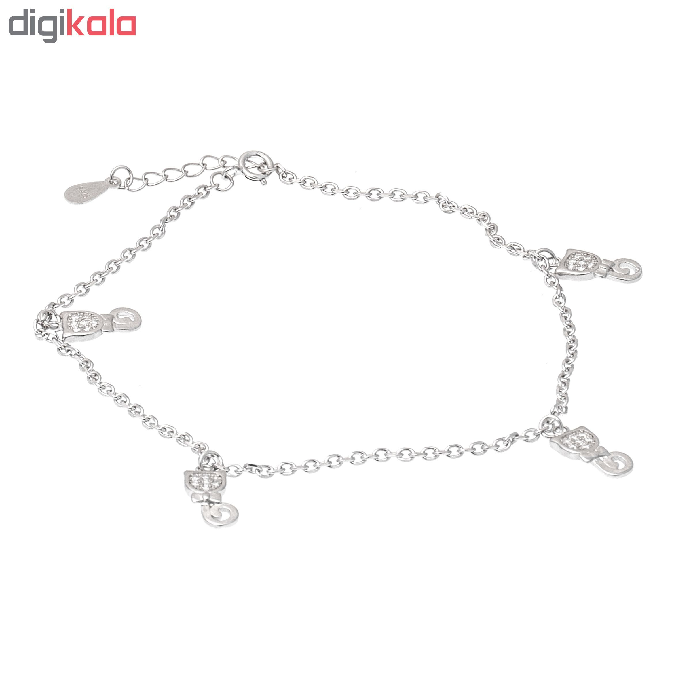 پابند نقره زنانه کد 2066