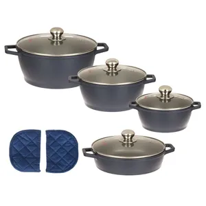 سرویس پخت و پز 8 پارچه کاندید مدل Classic با در شیشه ای