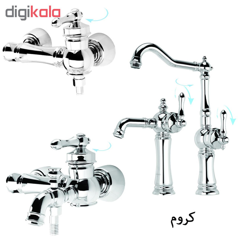 شیرآلات جزیره مدل لومانا کد SS-MJ-114-118 مجموعه 4 عددی شیرآلات جزیره مدل لومانا کد SS-MJ-114-118 مجموعه 4 عددی