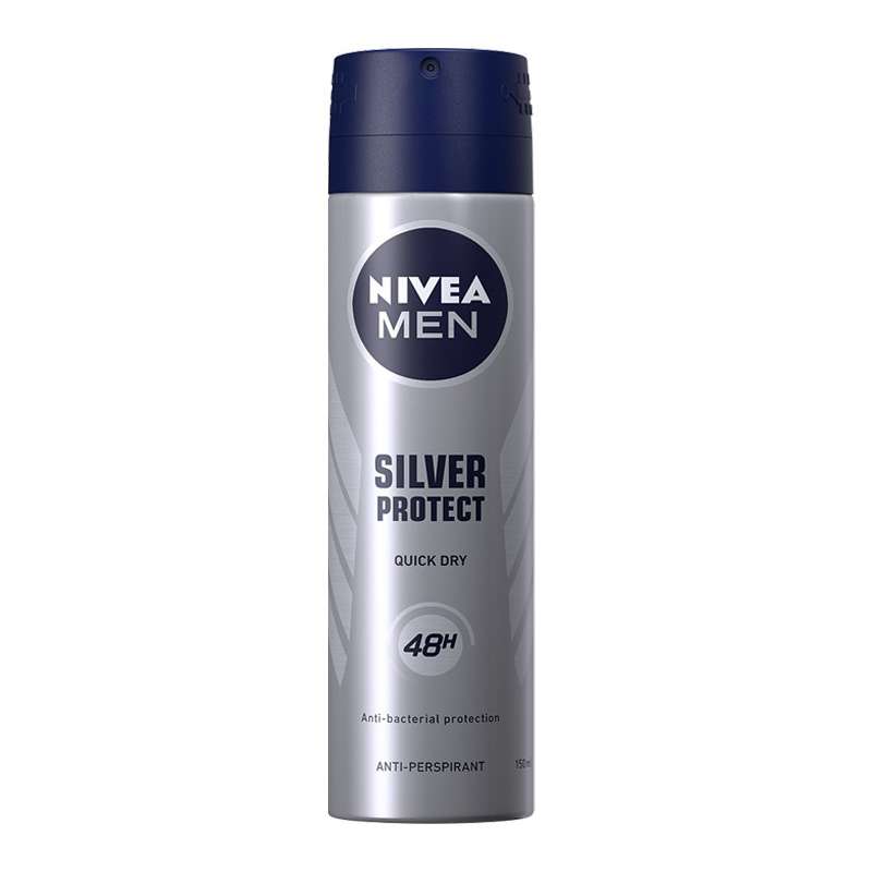 اسپری مردانه نیوآ مدل Silver Protect حجم 150 میلی لیتر