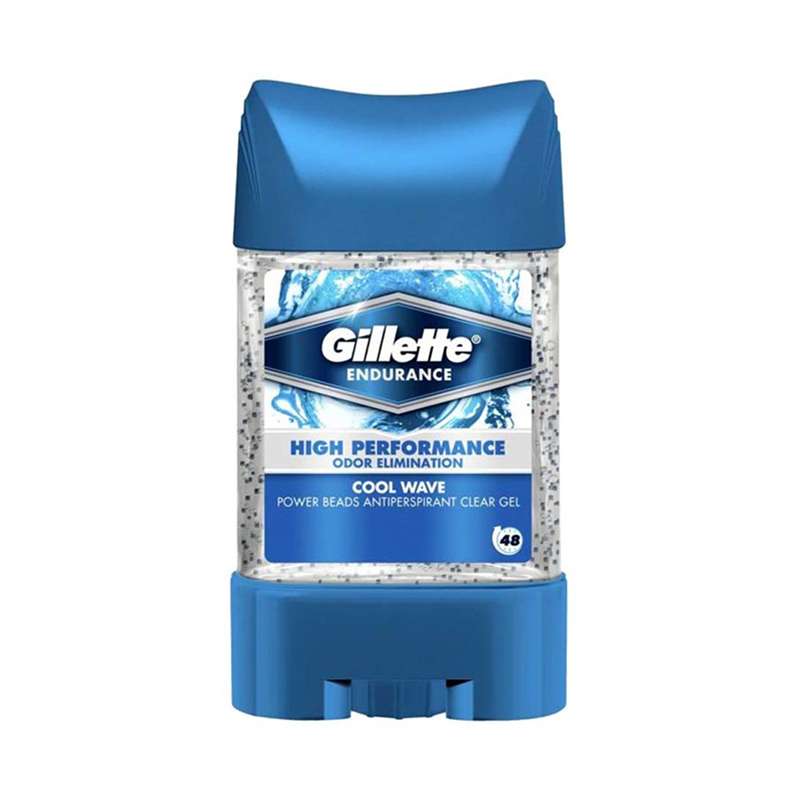 ژل شفاف ضد تعریق مردانه ژیلت مدل High Performance Cool Wave حجم 75 میلی لیتر