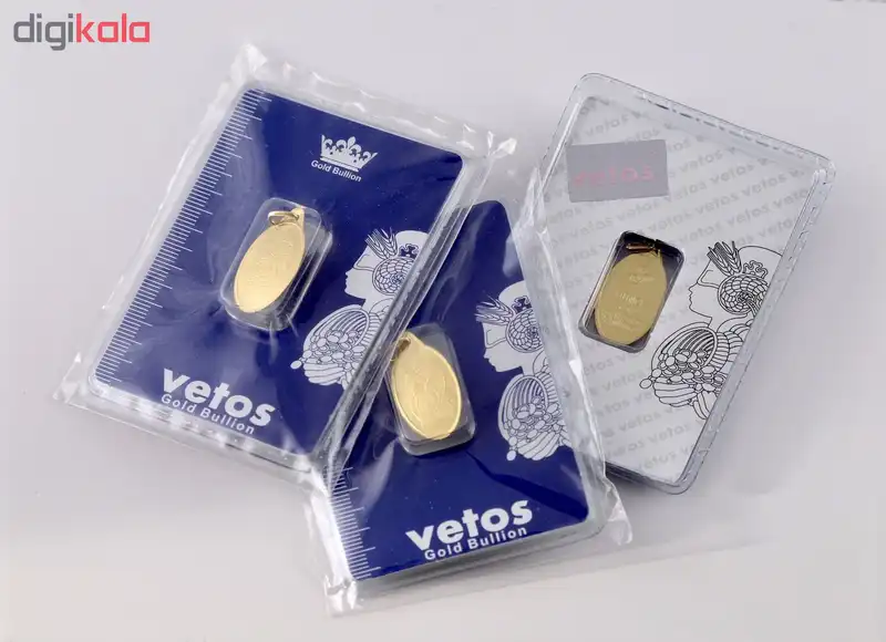 شمش طلا 18 عیار وتوس مدل 02 کد SN1428