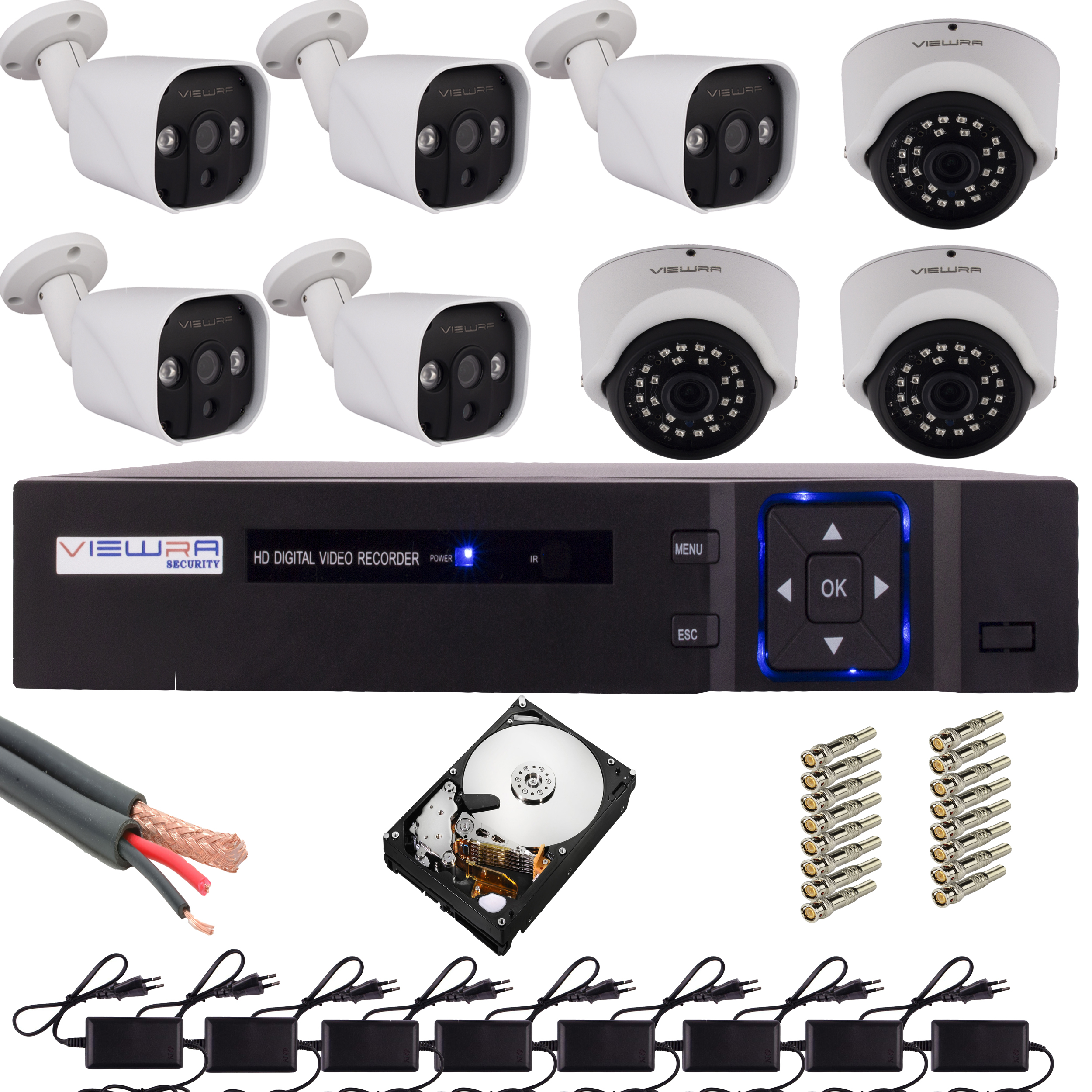 سیستم امنیتی ویورا مدل VS-5B-3D-5008-HDD