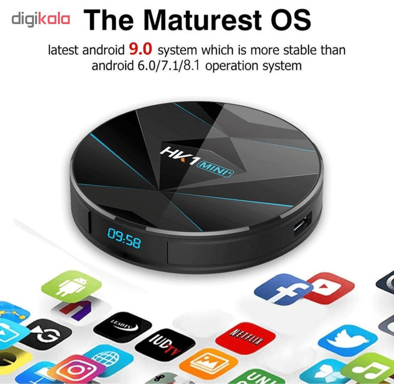 اندروید باکس اچ‌کی1 مدل مینی پلاس کد 3318 4.64