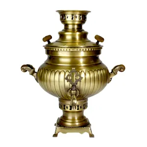 سماور زغالی کد 1000034 ظرفیت 6 لیتر