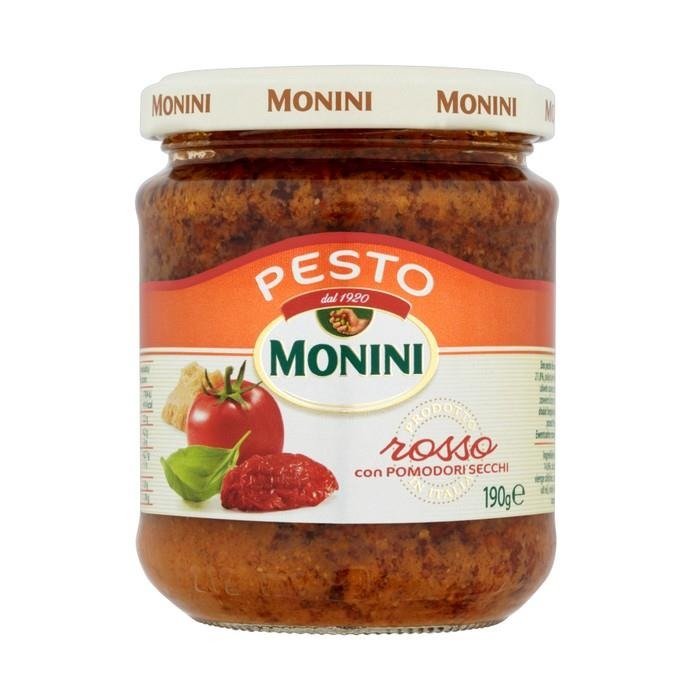 سس پستو با طعم گوجه فرنگی مونینی - 190 گرم