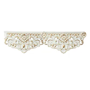 کتیبه پرده طرح گل رز مدل R105 طول 100 سانتی متر بسته 5 عددی