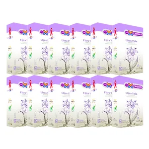 کاندوم ایکس دریم مدل Ultra thin مجموعه 12 عددی
