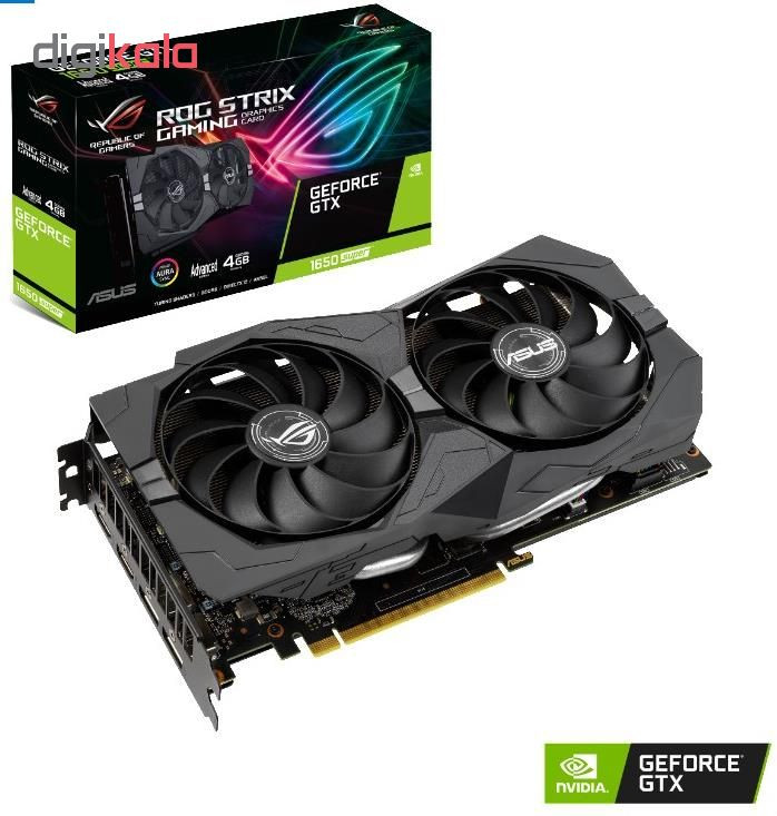 کارت گرافیک ایسوس مدل ROG-STRIX-GTX1650S-A4G