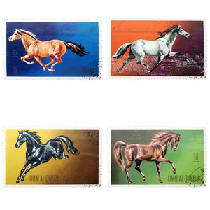 تمبر یادگاری مدل حیوانات کد 750 مجموعه 4 عددی