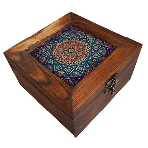 جعبه هدیه چوبی کد A22