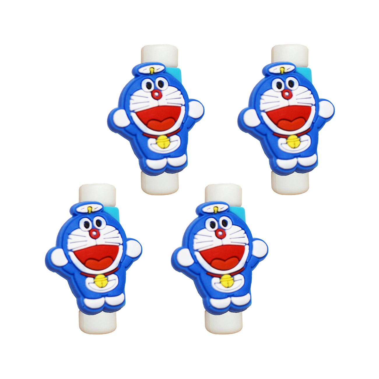 محافظ کابل طرح Doraemon کد 3308 بسته 4 عددی