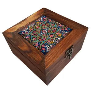 جعبه هدیه چوبی کد A23