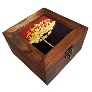 جعبه هدیه چوبی کد A50