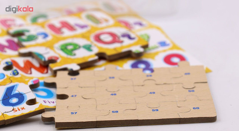 پازل 60 تکه طرح حروف کد 317278